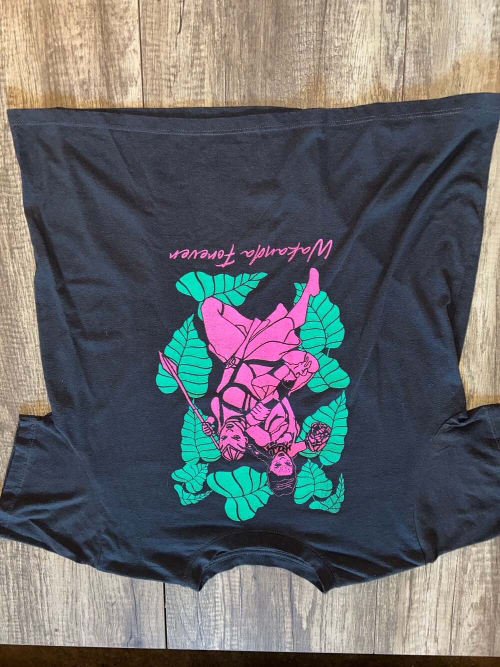 Marvel Black Panther Wakanda Forever Graphic T-Shirt Size XL E23